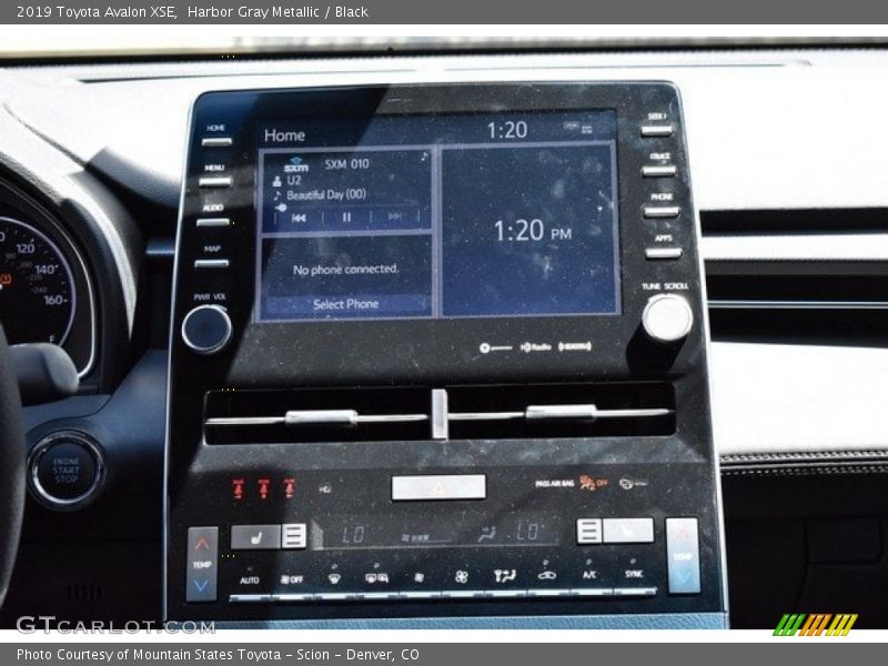Harbor Gray Metallic / Black 2019 Toyota Avalon XSE