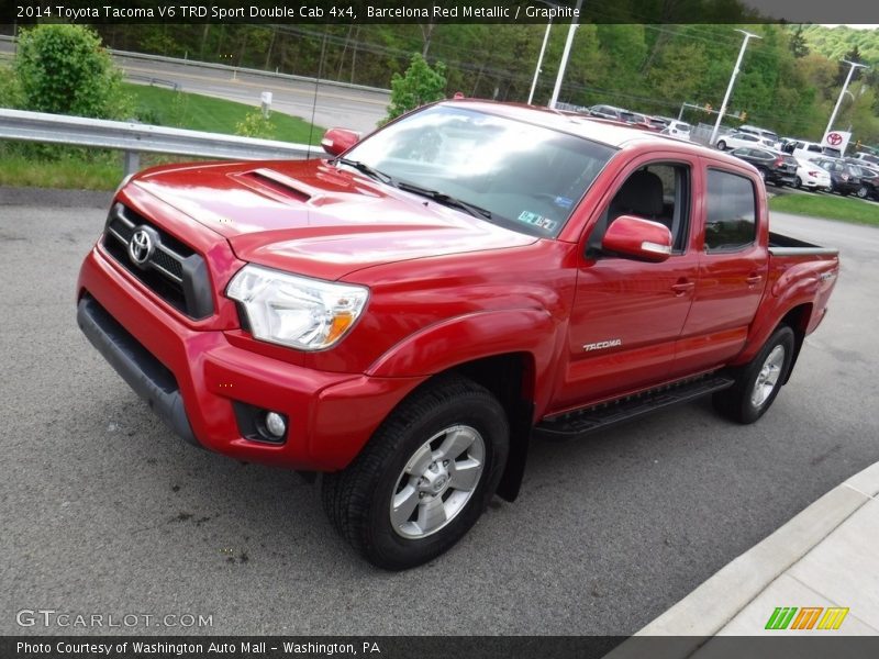 Barcelona Red Metallic / Graphite 2014 Toyota Tacoma V6 TRD Sport Double Cab 4x4