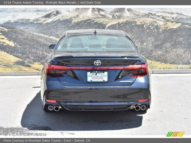 Midnight Black Metallic / Ash/Dark Gray 2019 Toyota Avalon Touring