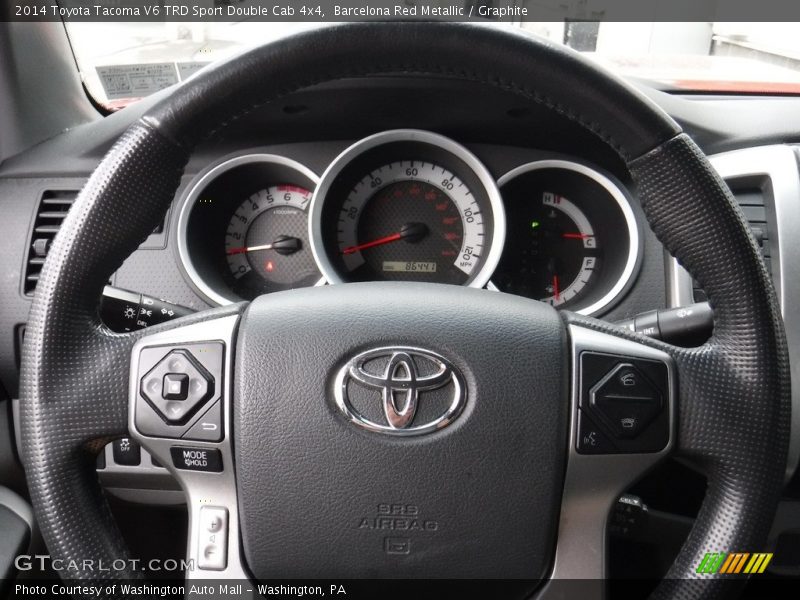Barcelona Red Metallic / Graphite 2014 Toyota Tacoma V6 TRD Sport Double Cab 4x4