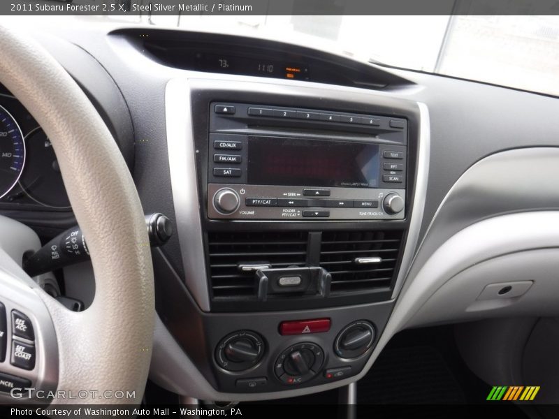 Steel Silver Metallic / Platinum 2011 Subaru Forester 2.5 X