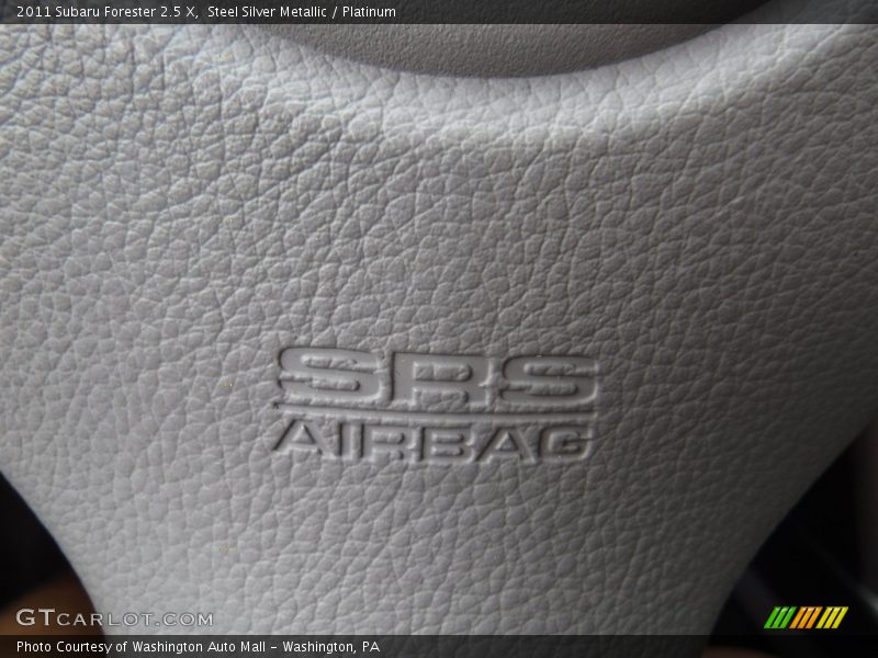 Steel Silver Metallic / Platinum 2011 Subaru Forester 2.5 X