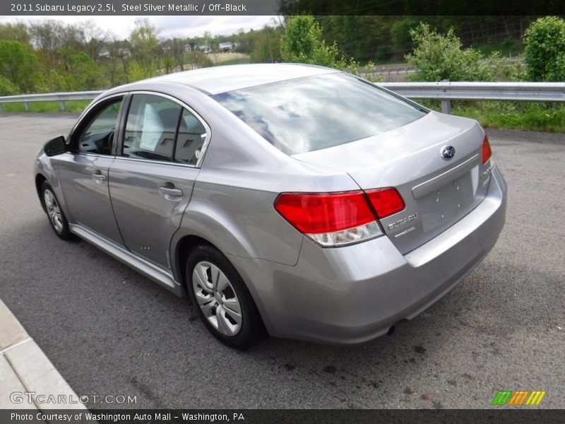 Steel Silver Metallic / Off-Black 2011 Subaru Legacy 2.5i