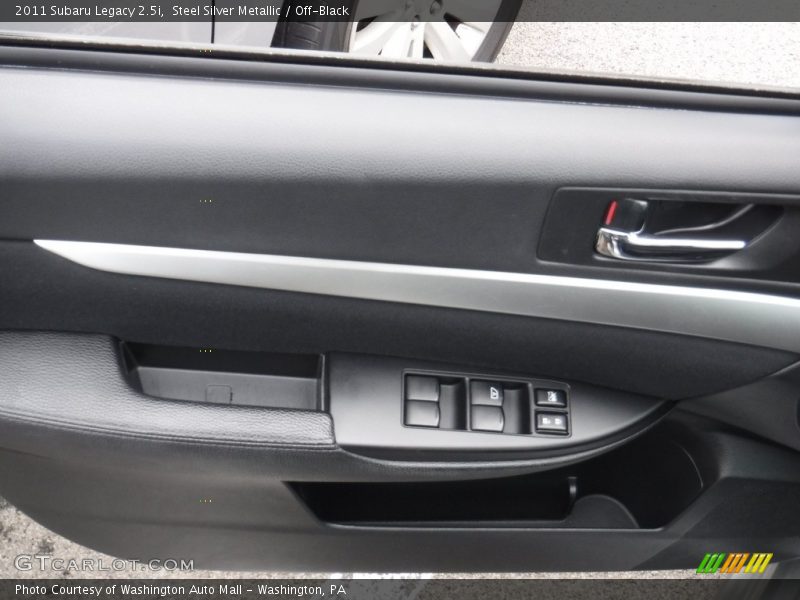 Steel Silver Metallic / Off-Black 2011 Subaru Legacy 2.5i