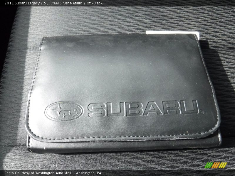 Steel Silver Metallic / Off-Black 2011 Subaru Legacy 2.5i