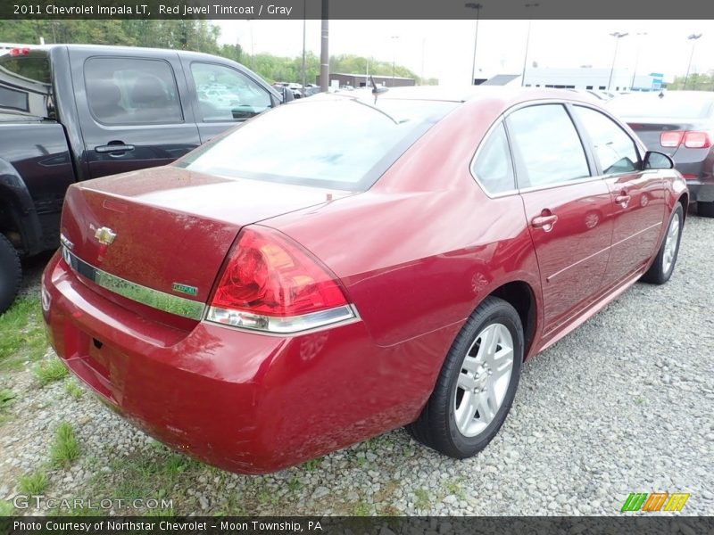 Red Jewel Tintcoat / Gray 2011 Chevrolet Impala LT