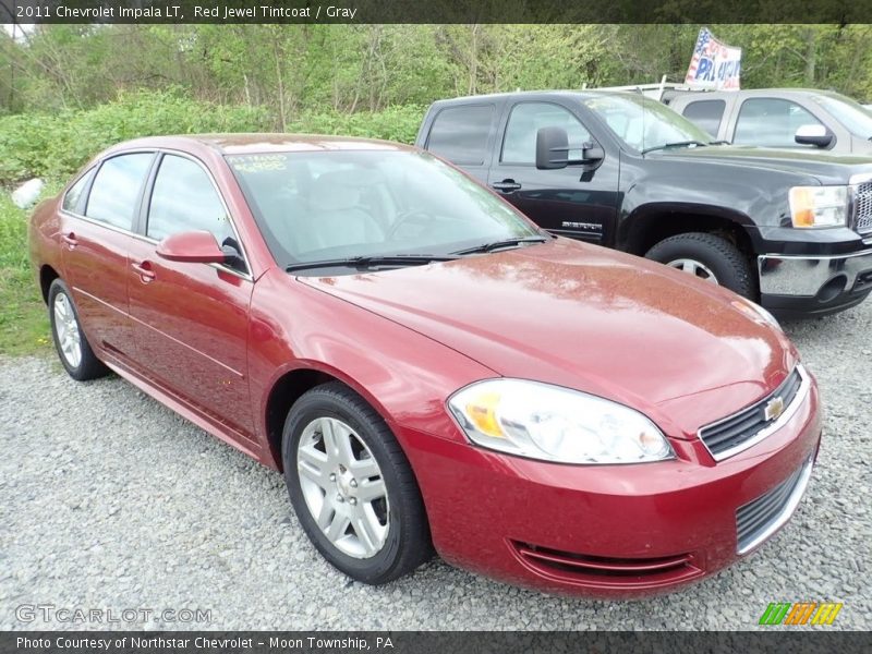 Red Jewel Tintcoat / Gray 2011 Chevrolet Impala LT
