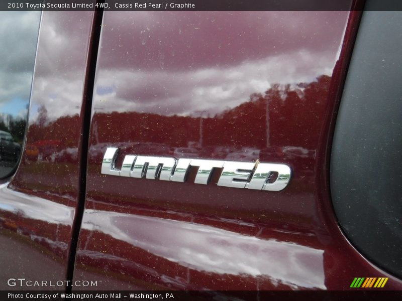 Cassis Red Pearl / Graphite 2010 Toyota Sequoia Limited 4WD