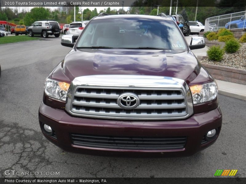 Cassis Red Pearl / Graphite 2010 Toyota Sequoia Limited 4WD