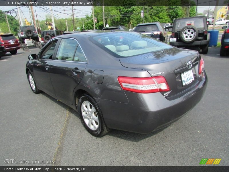 Magnetic Gray Metallic / Ash 2011 Toyota Camry LE
