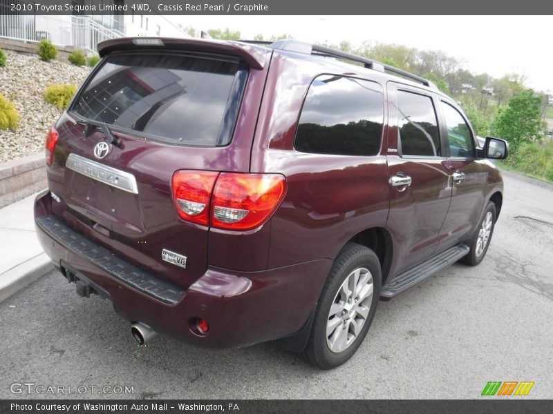 Cassis Red Pearl / Graphite 2010 Toyota Sequoia Limited 4WD