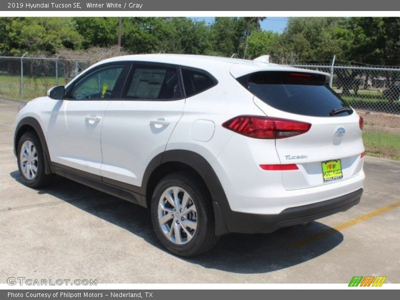 Winter White / Gray 2019 Hyundai Tucson SE