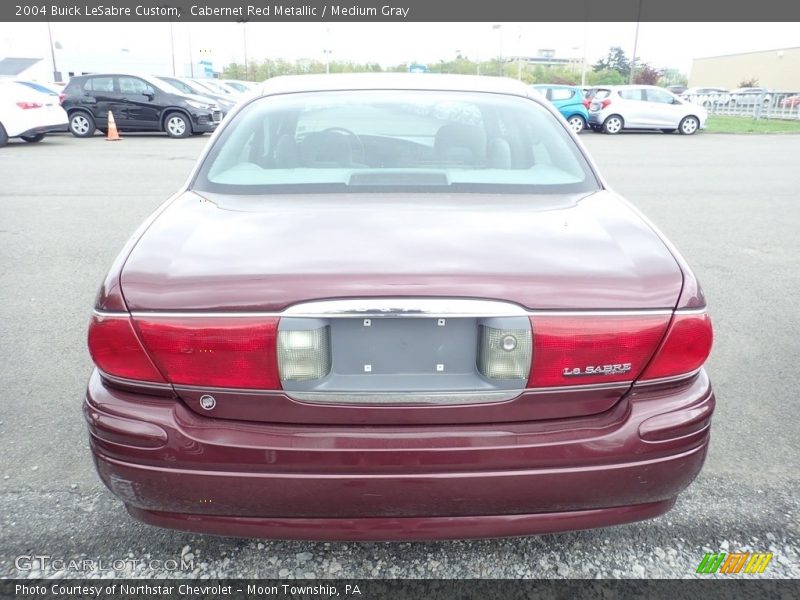 Cabernet Red Metallic / Medium Gray 2004 Buick LeSabre Custom