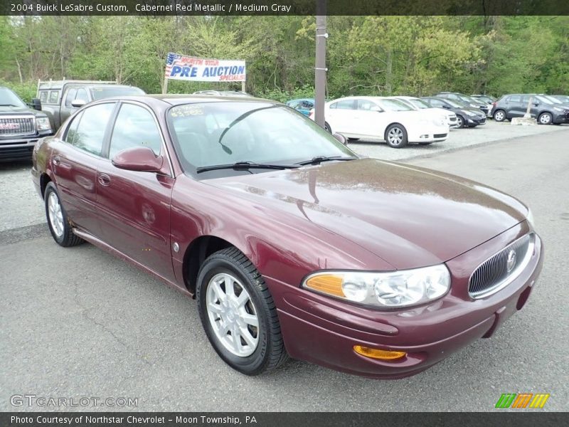 Cabernet Red Metallic / Medium Gray 2004 Buick LeSabre Custom