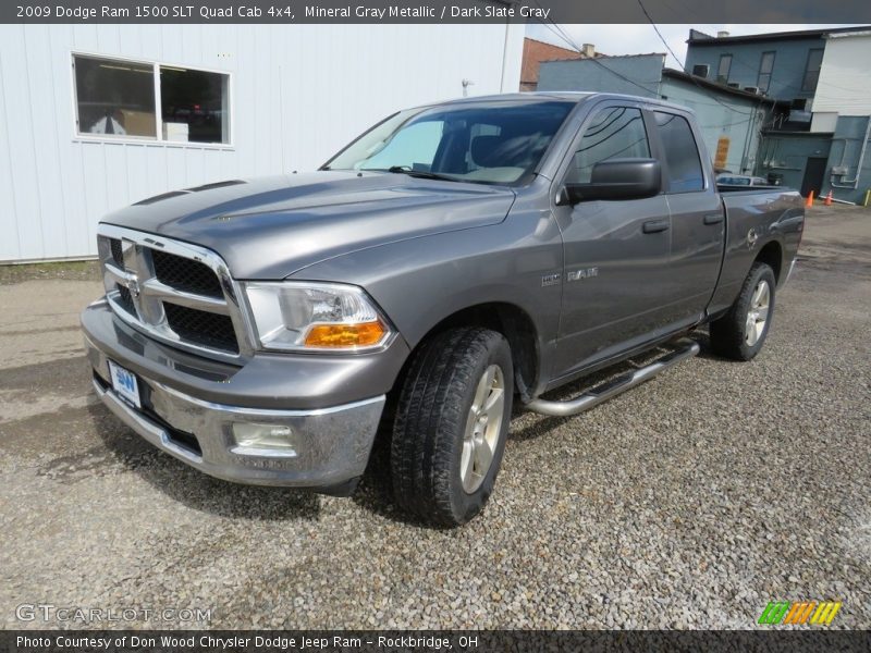 Mineral Gray Metallic / Dark Slate Gray 2009 Dodge Ram 1500 SLT Quad Cab 4x4