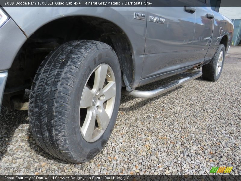 Mineral Gray Metallic / Dark Slate Gray 2009 Dodge Ram 1500 SLT Quad Cab 4x4