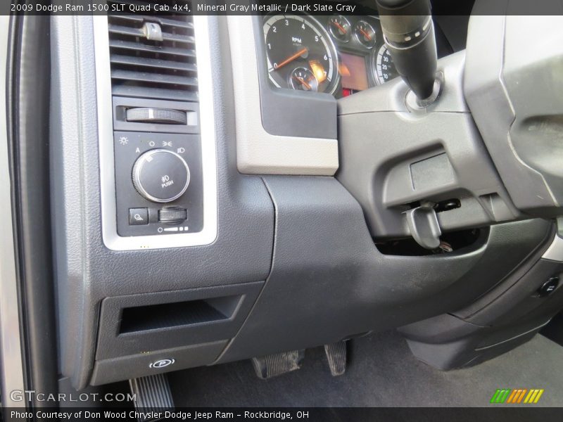 Mineral Gray Metallic / Dark Slate Gray 2009 Dodge Ram 1500 SLT Quad Cab 4x4