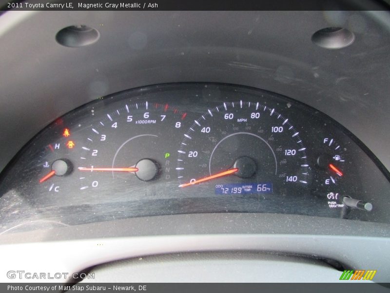 Magnetic Gray Metallic / Ash 2011 Toyota Camry LE