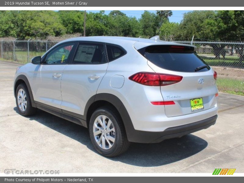 Molten Silver / Gray 2019 Hyundai Tucson SE