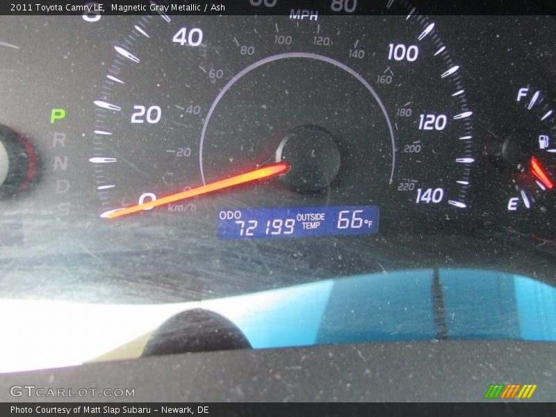 Magnetic Gray Metallic / Ash 2011 Toyota Camry LE