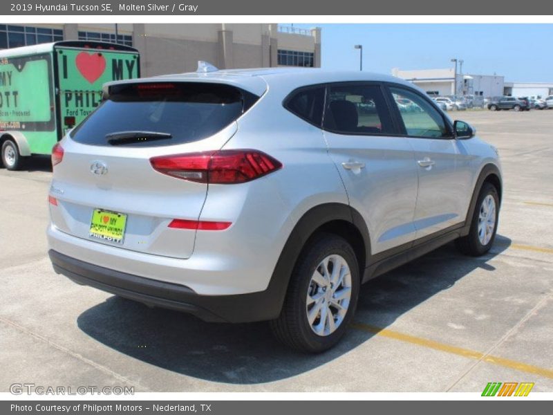 Molten Silver / Gray 2019 Hyundai Tucson SE