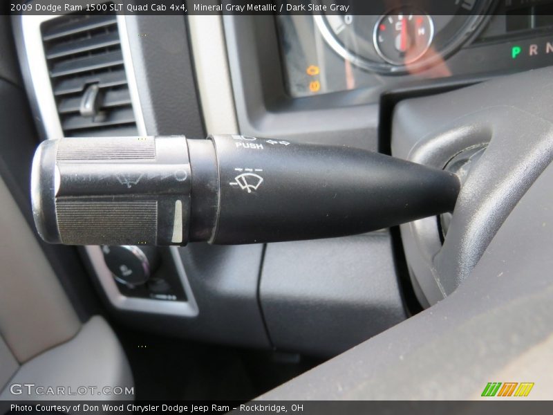 Mineral Gray Metallic / Dark Slate Gray 2009 Dodge Ram 1500 SLT Quad Cab 4x4