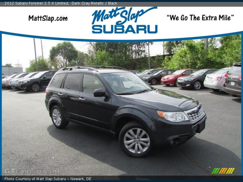 Dark Gray Metallic / Black 2012 Subaru Forester 2.5 X Limited