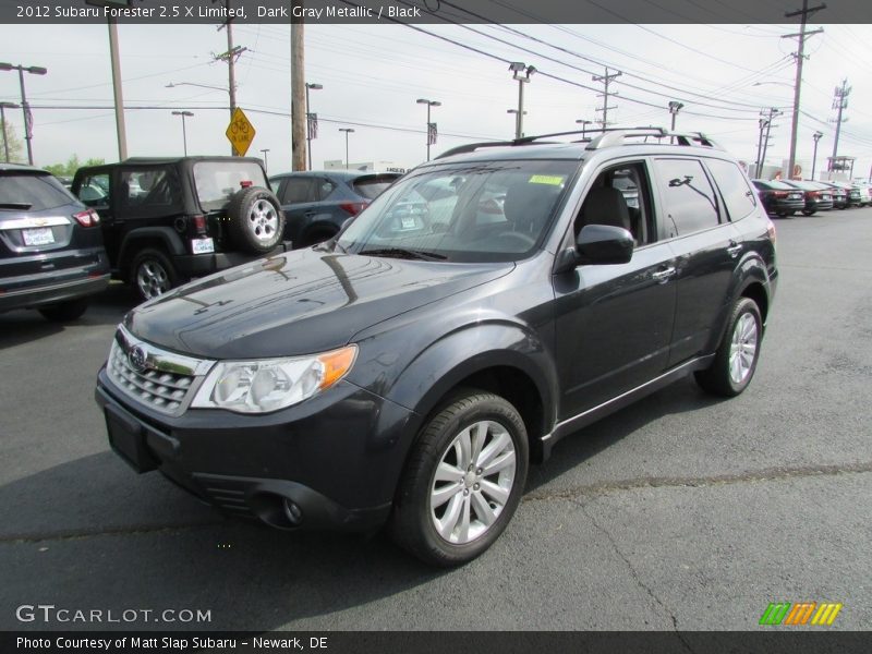 Dark Gray Metallic / Black 2012 Subaru Forester 2.5 X Limited