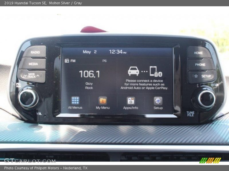 Molten Silver / Gray 2019 Hyundai Tucson SE