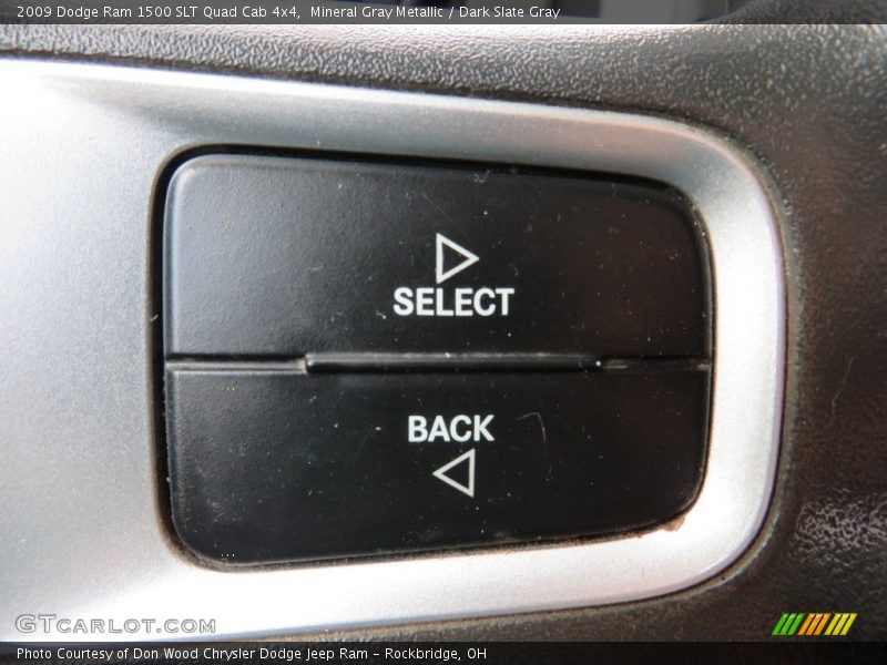 Mineral Gray Metallic / Dark Slate Gray 2009 Dodge Ram 1500 SLT Quad Cab 4x4