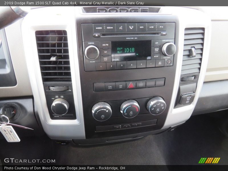 Mineral Gray Metallic / Dark Slate Gray 2009 Dodge Ram 1500 SLT Quad Cab 4x4