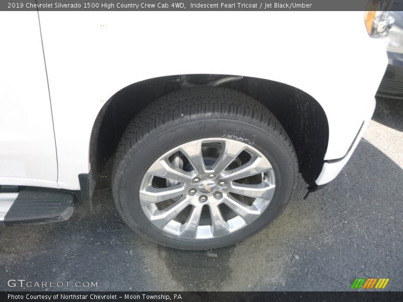 Iridescent Pearl Tricoat / Jet Black/Umber 2019 Chevrolet Silverado 1500 High Country Crew Cab 4WD
