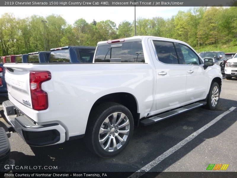 Iridescent Pearl Tricoat / Jet Black/Umber 2019 Chevrolet Silverado 1500 High Country Crew Cab 4WD