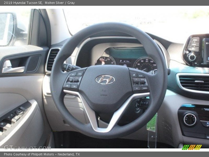 Molten Silver / Gray 2019 Hyundai Tucson SE