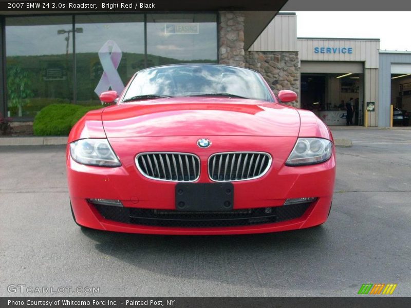 Bright Red / Black 2007 BMW Z4 3.0si Roadster