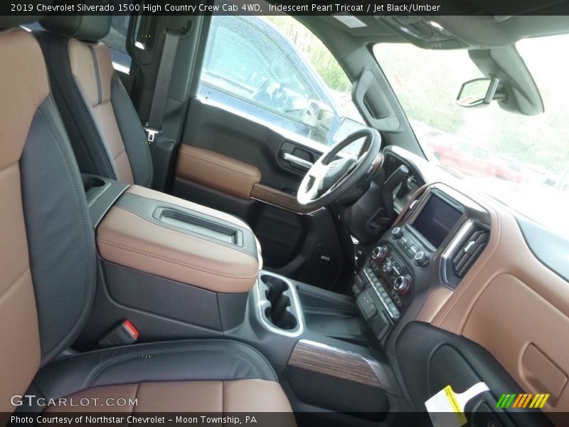 Iridescent Pearl Tricoat / Jet Black/Umber 2019 Chevrolet Silverado 1500 High Country Crew Cab 4WD