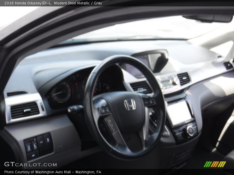 Modern Steel Metallic / Gray 2016 Honda Odyssey EX-L