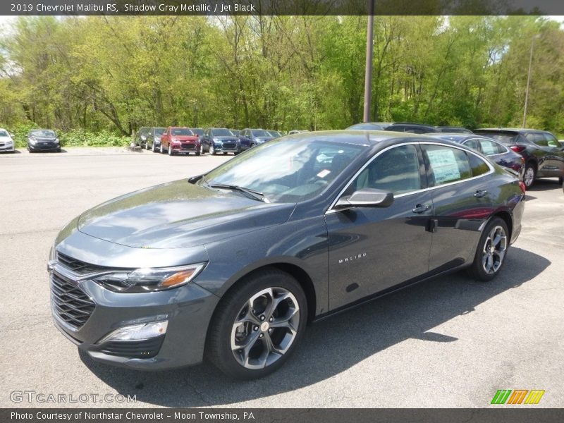Shadow Gray Metallic / Jet Black 2019 Chevrolet Malibu RS