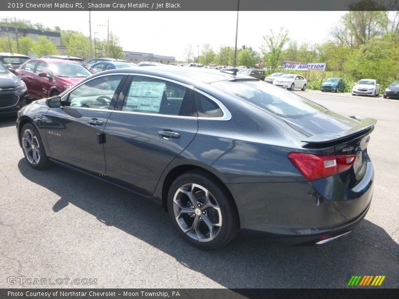 Shadow Gray Metallic / Jet Black 2019 Chevrolet Malibu RS