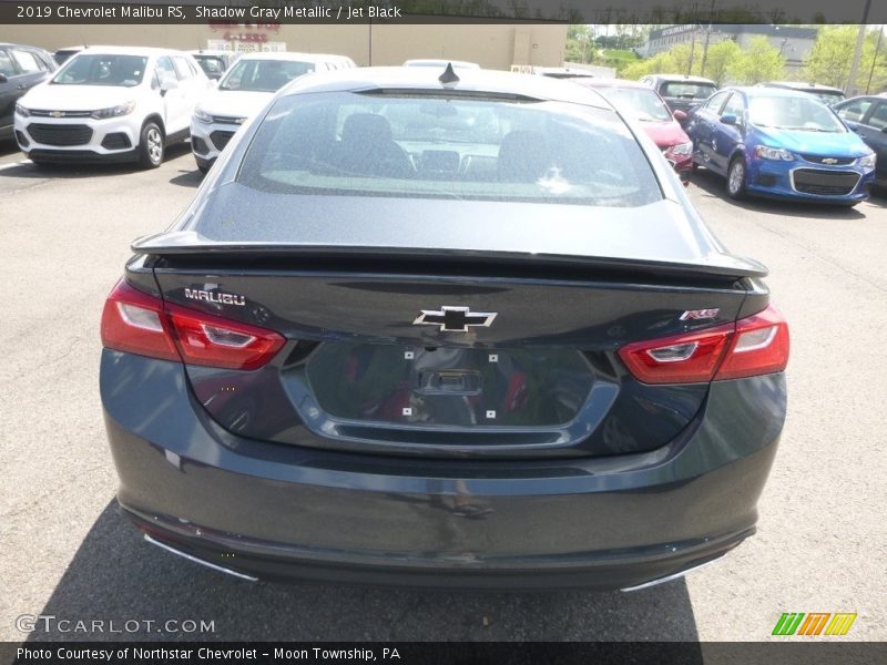 Shadow Gray Metallic / Jet Black 2019 Chevrolet Malibu RS