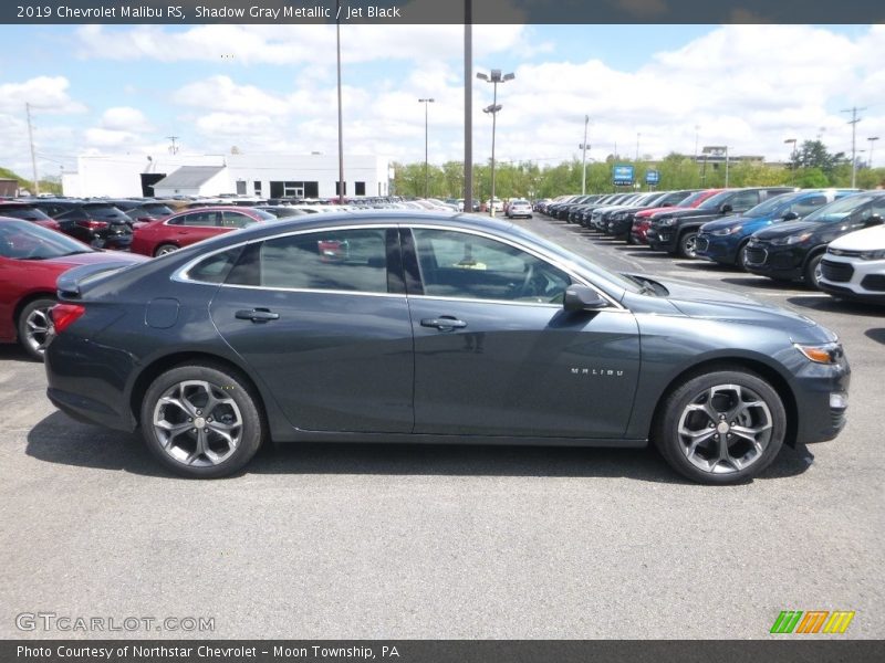 Shadow Gray Metallic / Jet Black 2019 Chevrolet Malibu RS