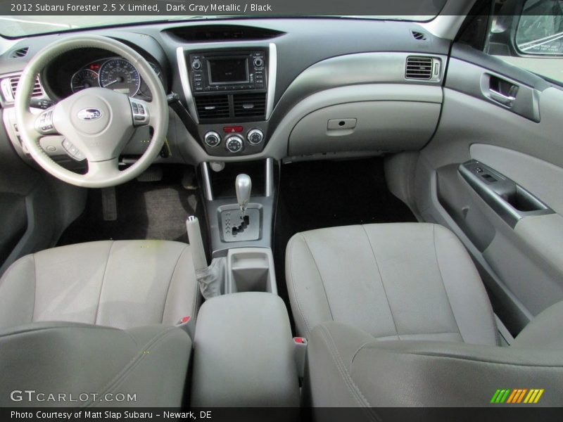 Dark Gray Metallic / Black 2012 Subaru Forester 2.5 X Limited