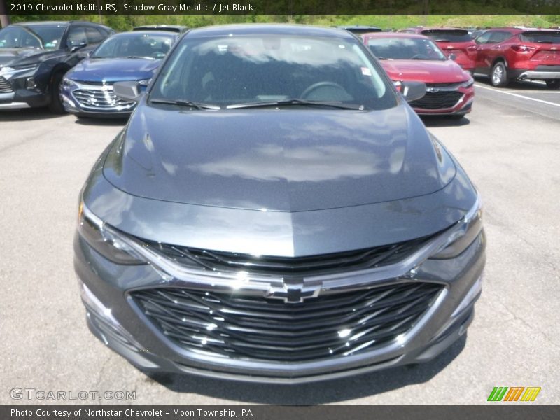 Shadow Gray Metallic / Jet Black 2019 Chevrolet Malibu RS