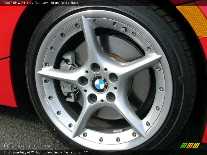Bright Red / Black 2007 BMW Z4 3.0si Roadster