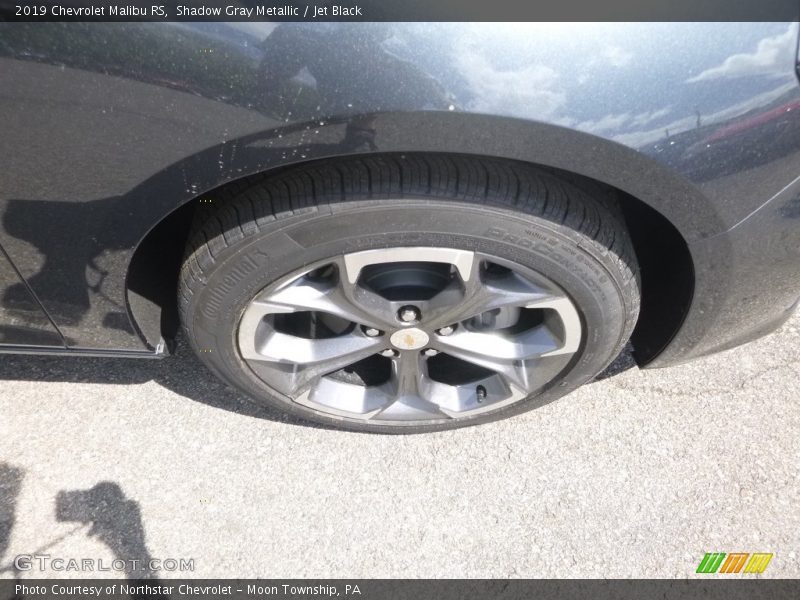 Shadow Gray Metallic / Jet Black 2019 Chevrolet Malibu RS