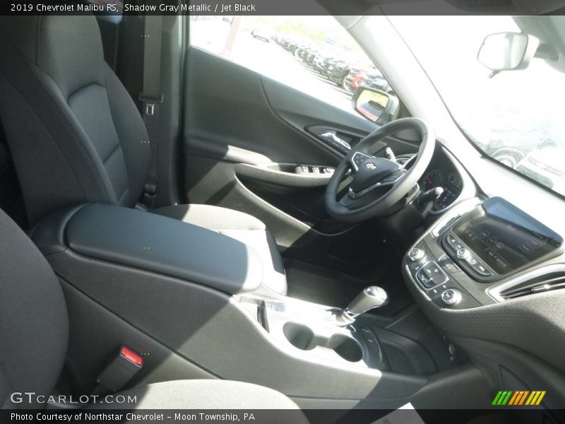 Shadow Gray Metallic / Jet Black 2019 Chevrolet Malibu RS