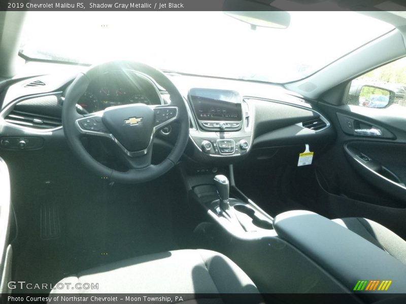 Shadow Gray Metallic / Jet Black 2019 Chevrolet Malibu RS