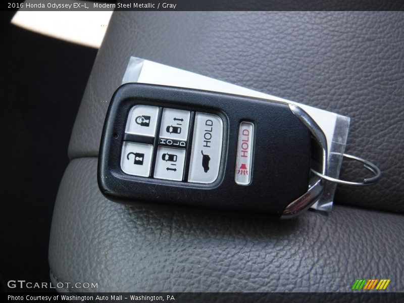 Modern Steel Metallic / Gray 2016 Honda Odyssey EX-L