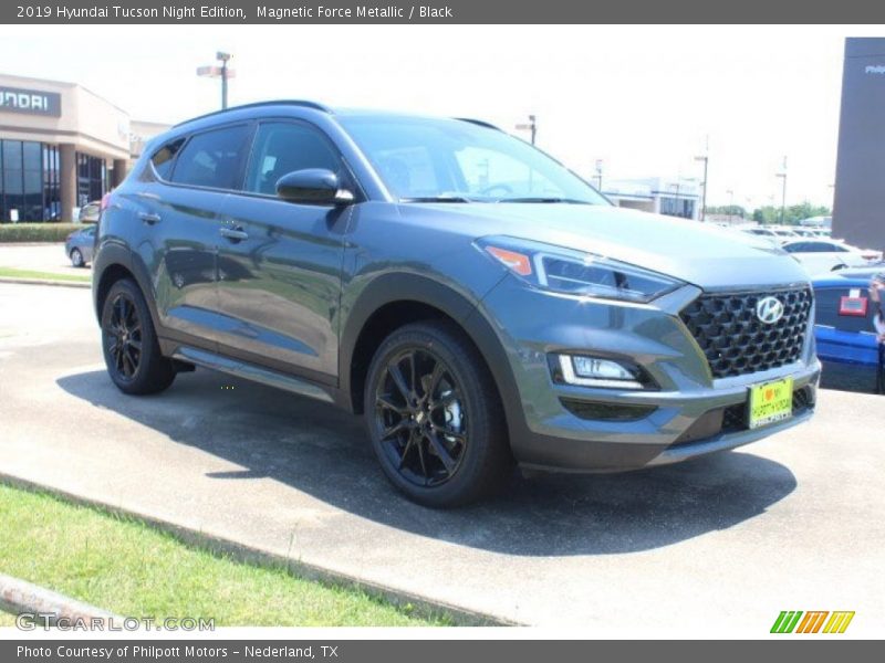 Magnetic Force Metallic / Black 2019 Hyundai Tucson Night Edition