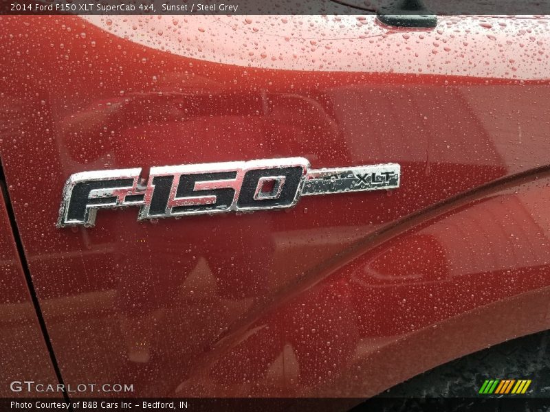 Sunset / Steel Grey 2014 Ford F150 XLT SuperCab 4x4